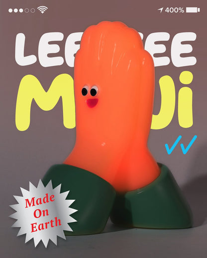 LEEEEEEMOJI 400% - Mô Hình Art Toy Sofubi Chính Hãng LeeeeeeToy - Hình ảnh bổ sung 6