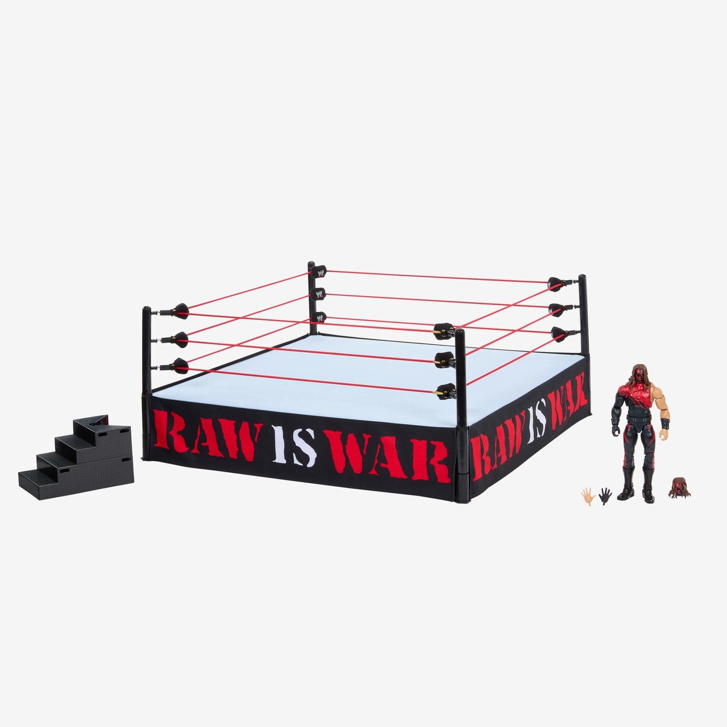 WWE Ultimate Edition Attitude Era Ring and Kane Figure - Bộ Sàn Đấu Và Mô Hình Kane Sưu Tầm - Mattel HNM39 - Hình ảnh chi tiết 2