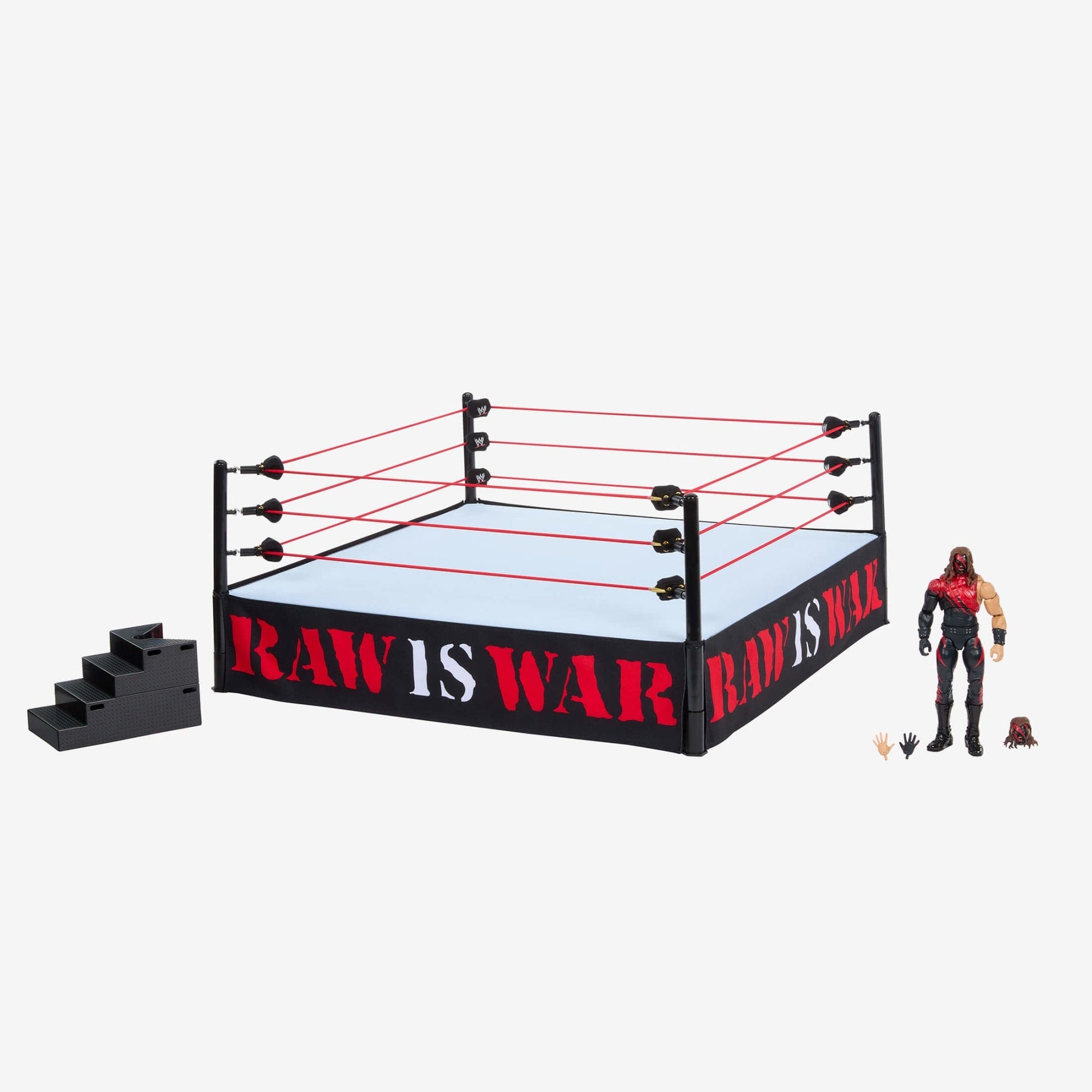 WWE Ultimate Edition Attitude Era Ring and Kane Figure - Bộ Sàn Đấu Và Mô Hình Kane Sưu Tầm - Mattel HNM39 - Hình ảnh chi tiết 2