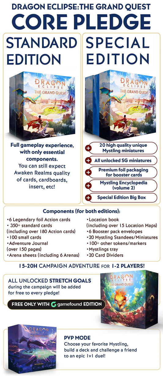 Dragon Eclipse: The Grand Quest Special Edition Core Pledge (Kickstarter Pre-Order Special)