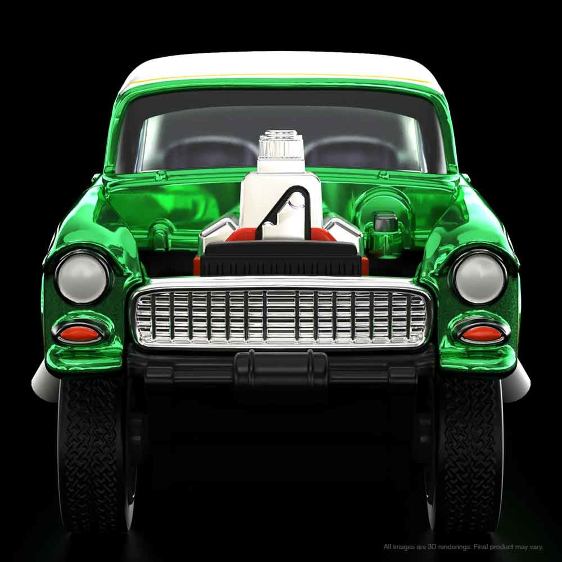 HWC Special Edition ’55 Chevy Bel Air Gasser - Xe Mô Hình Cao Cấp Hot Wheels HGW21 - Góc nhìn khác 3