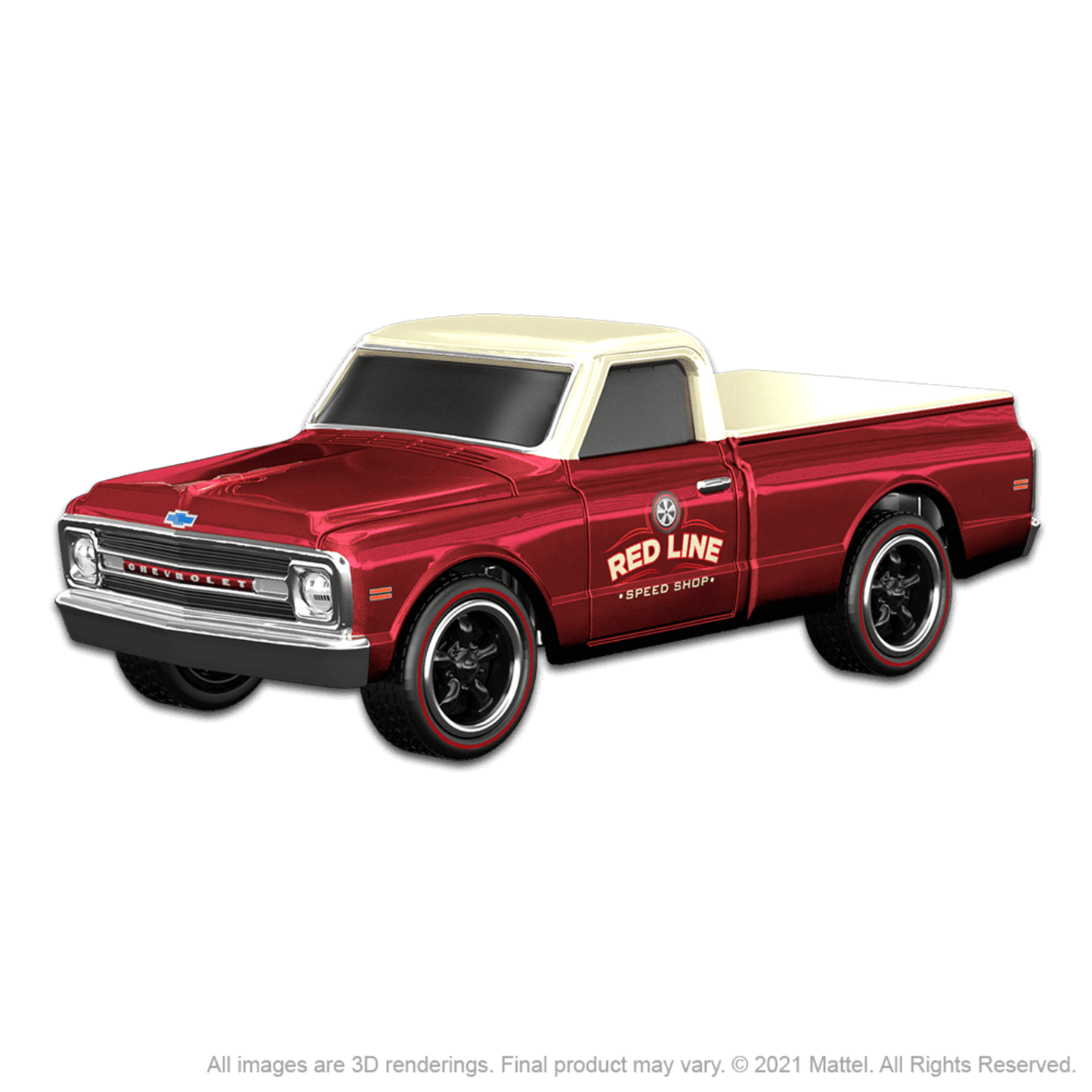 RLC sELECTIONs 1969 Chevy C-10 Xe Mô Hình Hot Wheels Cao Cấp Mattel - Hình ảnh chi tiết 2