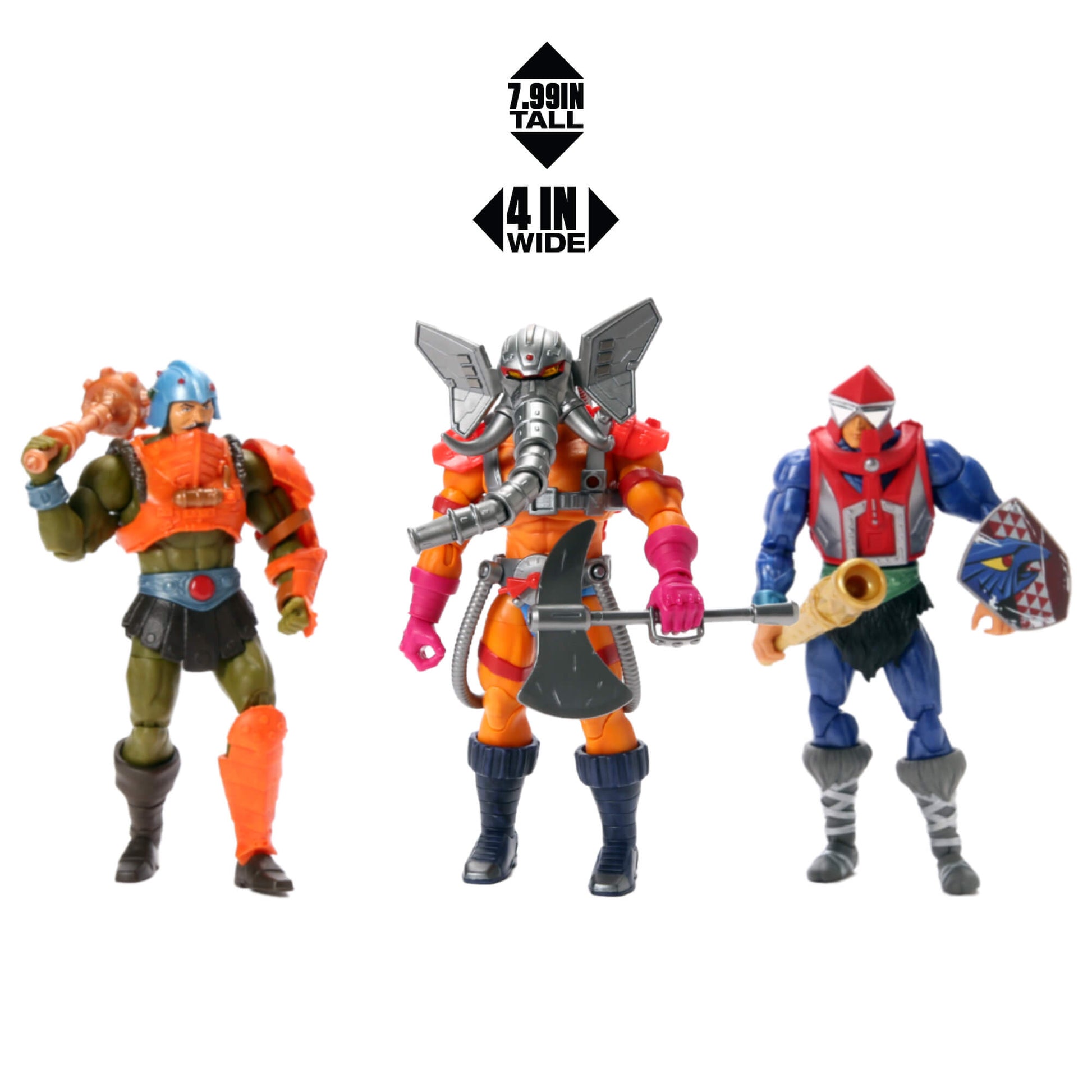 MOTU Masterverse Snout Spout Action Figure - Mô hình nhân vật Eternia Cyborg Mattel Masterverse Mattel - ảnh 4 - Action Figur