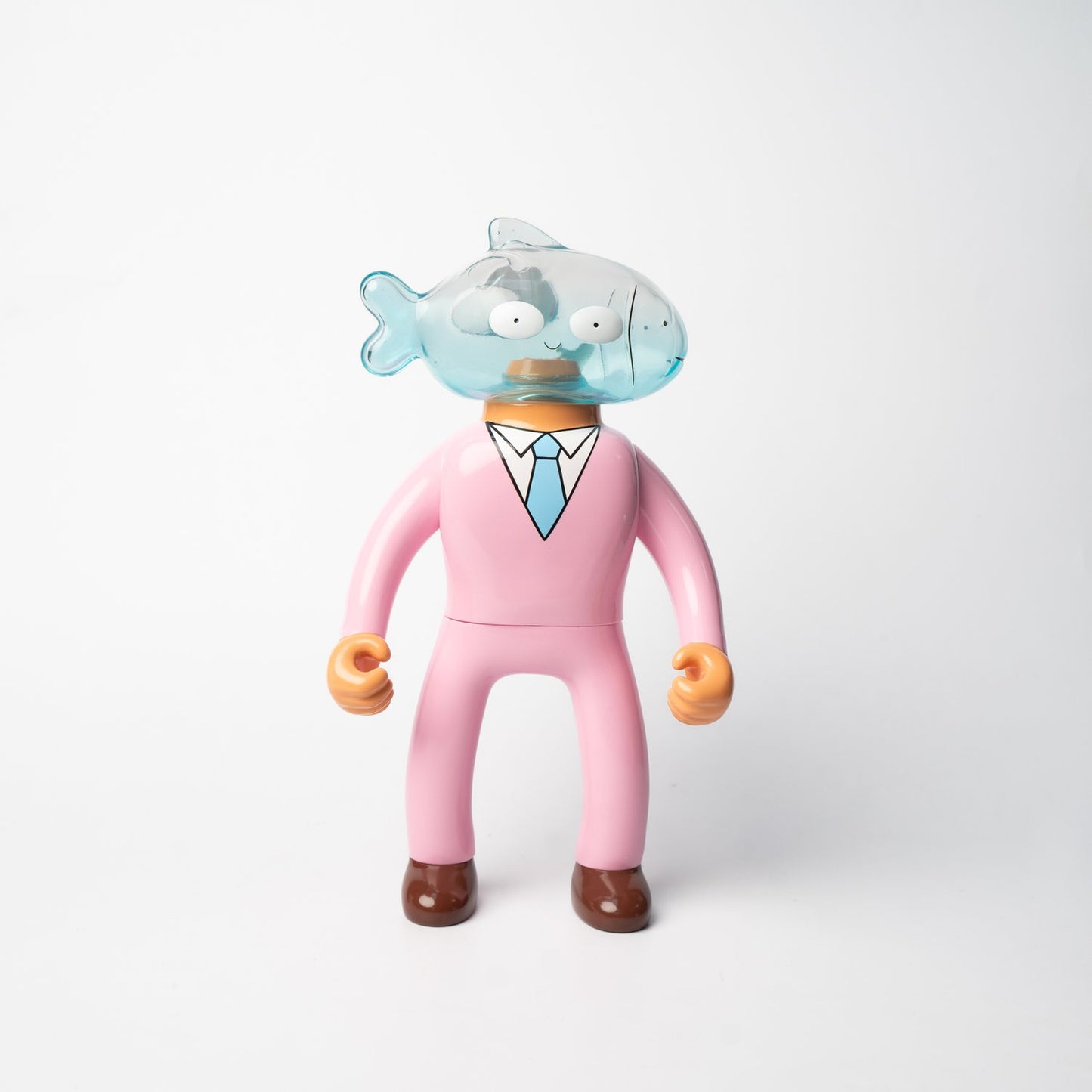Mr. Nobodies Vinyl Fish Head - Blue and Pink Glass Mô Hình Sofubi Unbox Industries Unbox Industries - ảnh 1 - Art Toy