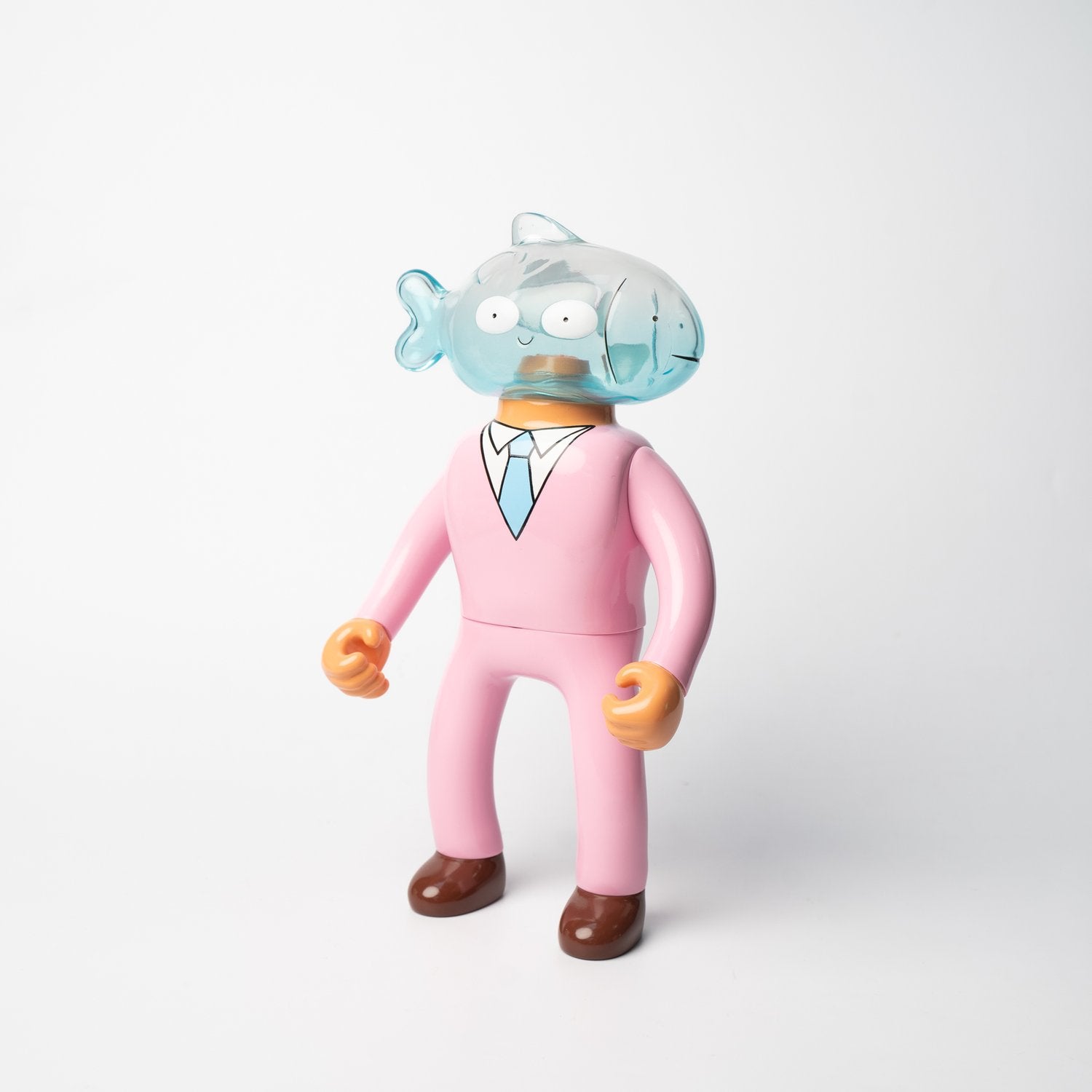 Mr. Nobodies Vinyl Fish Head - Blue and Pink Glass Mô Hình Sofubi Unbox Industries - Hình ảnh bổ sung 4