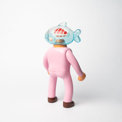 Mr. Nobodies Vinyl Fish Head - Blue and Pink Glass Mô Hình Sofubi Unbox Industries Unbox Industries - ảnh 3 - Art Toy