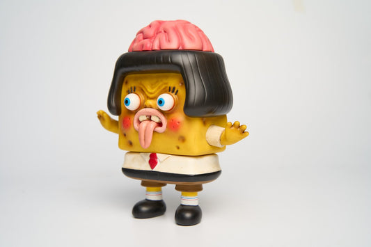 Queenie Fok Zombie Spongebob - Mô Hình Sofubi Limited - Unbox Industries