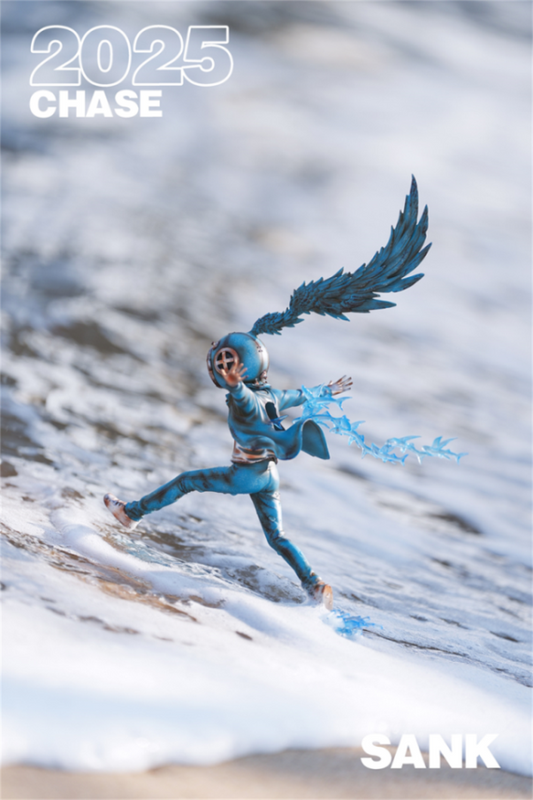 Sank-Chase-Blues Mô Hình Figure Art Toy Giới Hạn Sank Toys