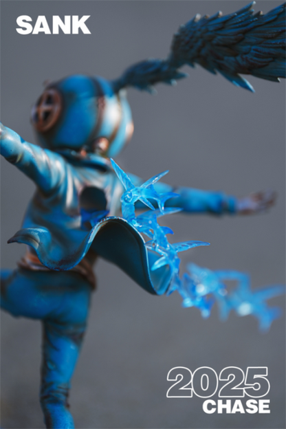 Sank-Chase-Blues Mô Hình Figure Art Toy Giới Hạn Sank Toys