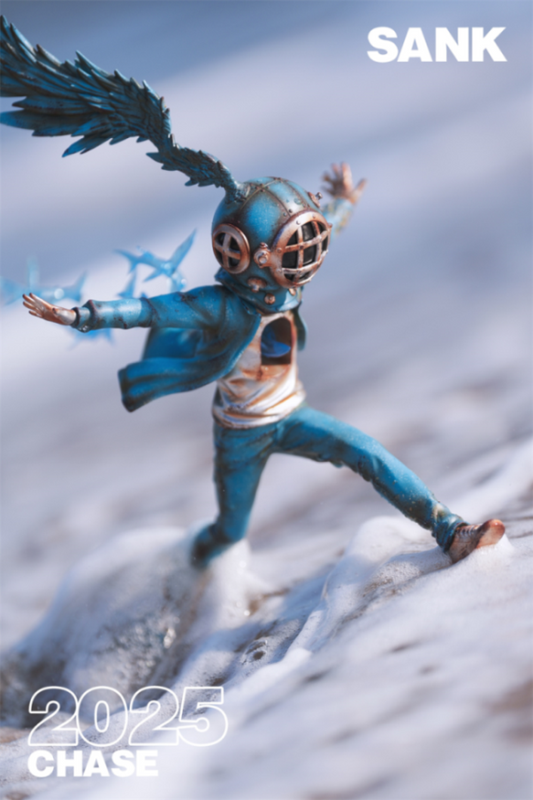 Sank-Chase-Blues Mô Hình Figure Art Toy Giới Hạn Sank Toys
