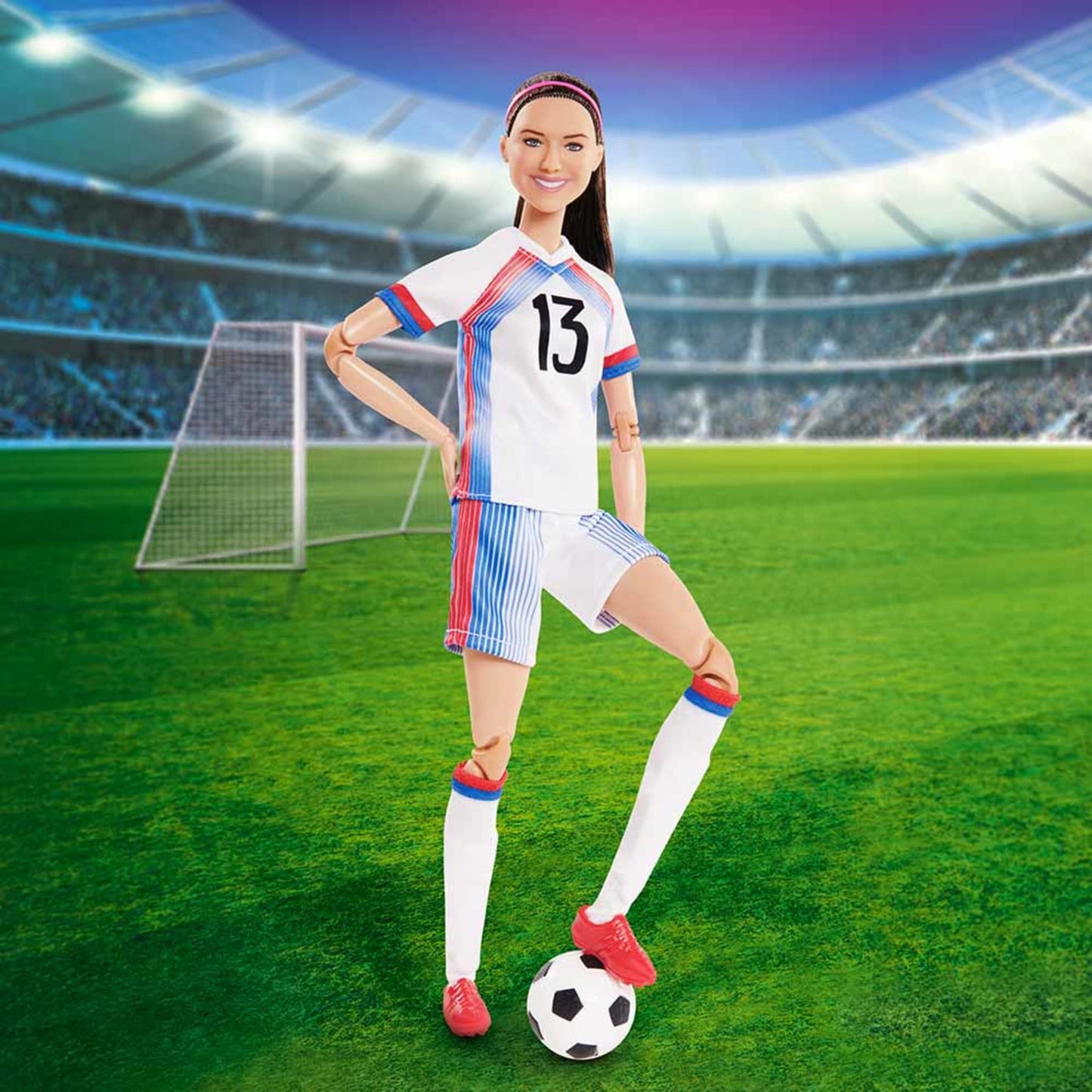 Alex Morgan Barbie Doll - Búp bê Sưu tầm Thể thao Barbie Signature - GHT49 - Hình ảnh bổ sung 4