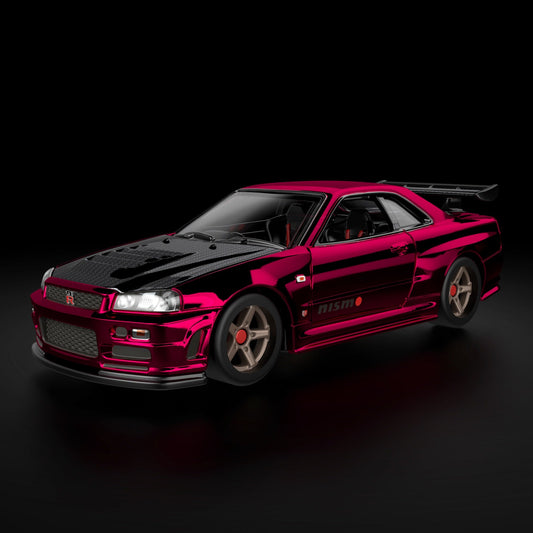 RLC Exclusive sELECTIONs Nissan Skyline GT-R (BNR34) Xe Mô Hình 1:64 Hot Wheels