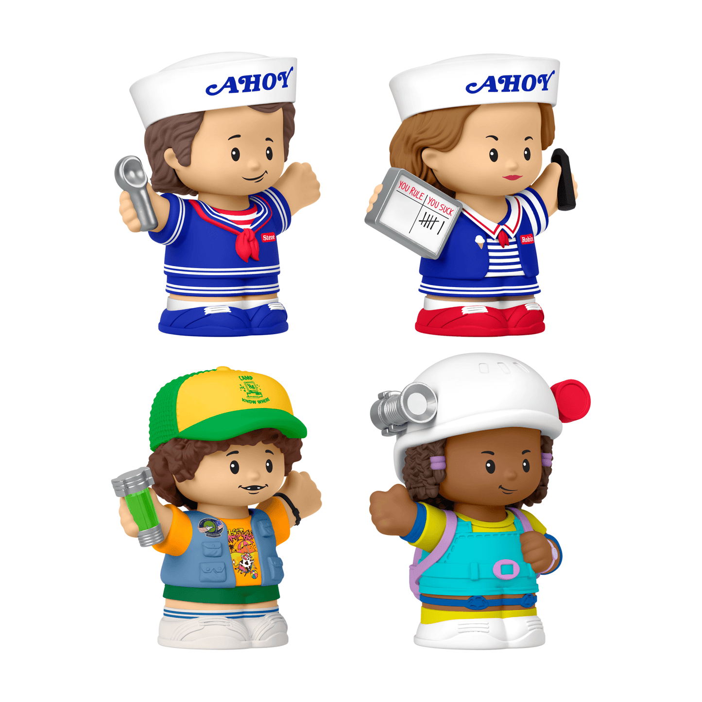 Little People Collector Stranger Things: Scoops Troop Special Edition Set - Bộ Mô Hình Nhân Vật Sưu Tầm Mattel - Hình ảnh bổ sung 4