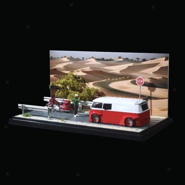 Diorama 1:64 - Đường Qua Sa Mạc