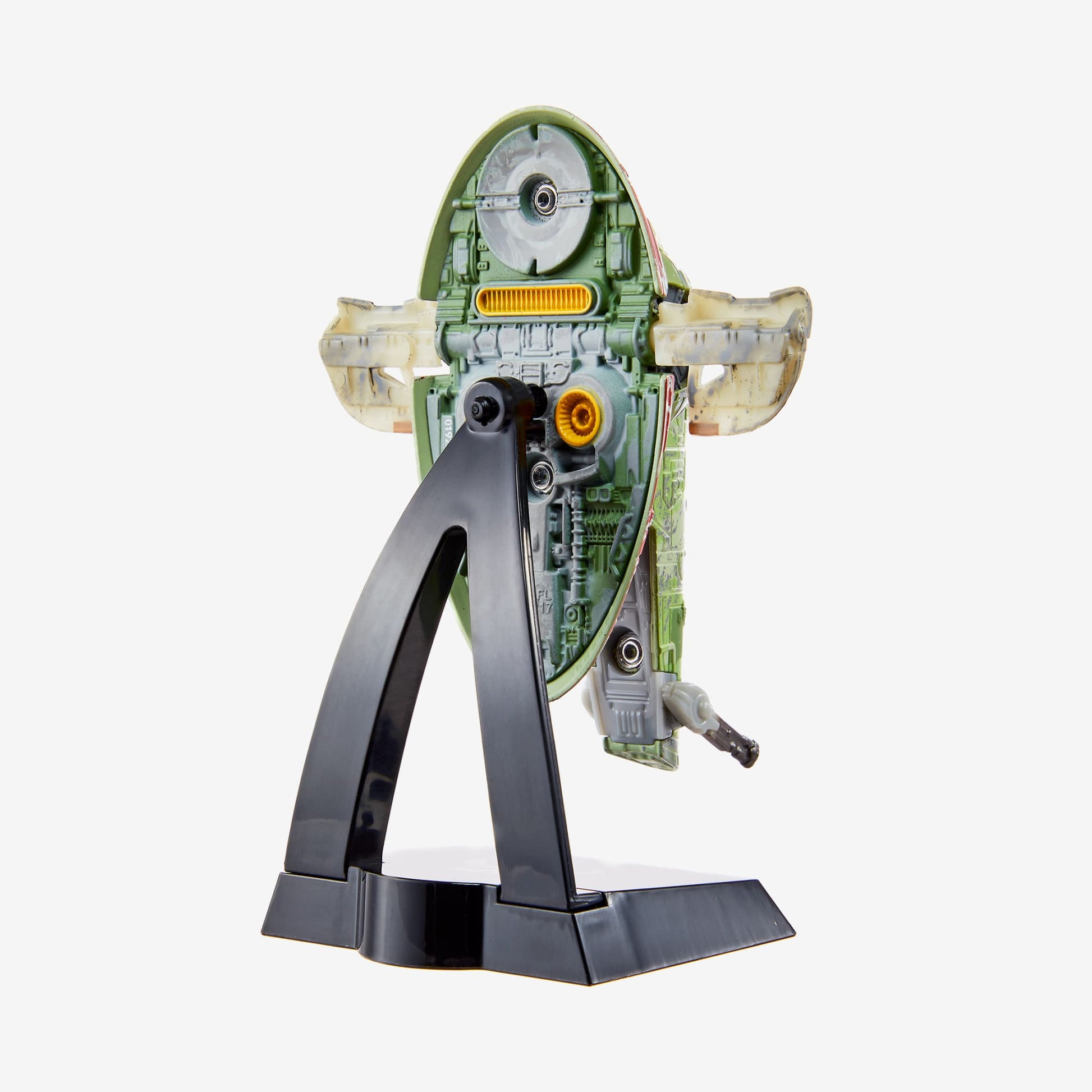 Hot Wheels Star Wars Starships Select Boba Fett's Starship - Mô Hình Tàu Vũ Trụ Cao Cấp - Mattel HHR17 - Góc nhìn khác 3