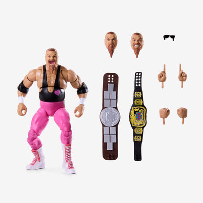 WWE Coliseum Collection Hart Foundation Action Figure 2-Pack - Bộ 2 Mô Hình Đồ Chơi Sưu Tầm - Mattel HVK93