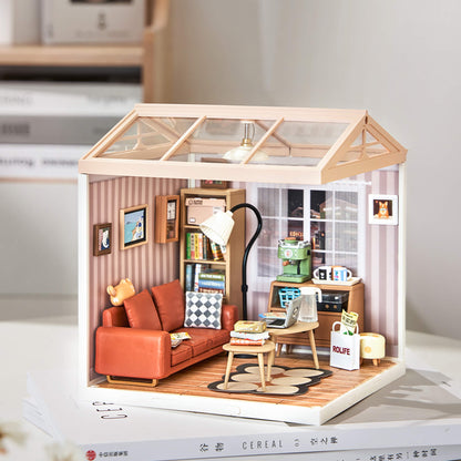 Rolife Super Creator Miniature House 4 in 1 L Shape - Mô hình nhà búp bê tự lắp ráp DIY - Rolife