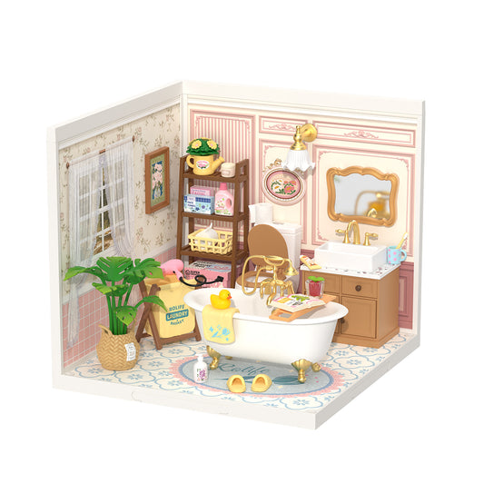 Mô hình nhà tắm thu nhỏ Rolife Pop Bubble Bathroom DW014B - Super Creator Series