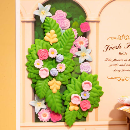 Rolife Fresh Flower Shop DIY Miniature House DW017B - Mô hình nhà búp bê tự lắp ráp - Rolife Super Creator