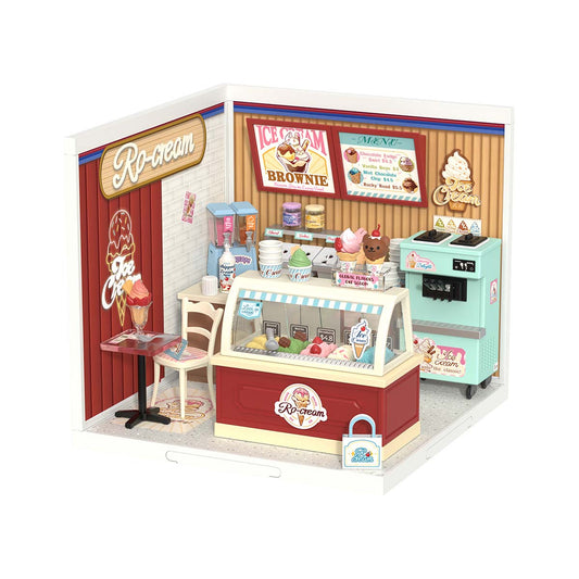 Rolife Flavorful Ice Cream DIY Miniature House DW018B - Mô hình nhà búp bê mini tự lắp ráp - Rolife DW018B