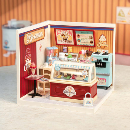 Rolife Flavorful Ice Cream DIY Miniature House DW018B - Mô hình nhà búp bê mini tự lắp ráp - Rolife DW018B
