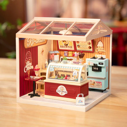 Rolife Flavorful Ice Cream DIY Miniature House DW018B - Mô hình nhà búp bê mini tự lắp ráp - Rolife DW018B