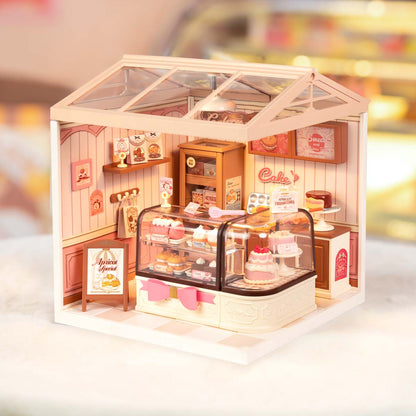 Rolife Tasty Cake Shop DIY Miniature House DW019B - Mô hình nhà búp bê thu nhỏ tự lắp ráp - Rolife