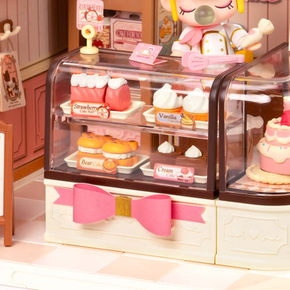 Rolife Tasty Cake Shop DIY Miniature House DW019B - Mô hình nhà búp bê thu nhỏ tự lắp ráp - Rolife