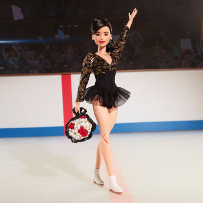 Barbie Inspiring Women Kristi Yamaguchi Doll - Búp Bê Sưu Tầm Figure Cao Cấp - Barbie Signature - Góc nhìn khác 3