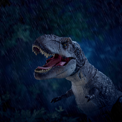 Jurassic World Hammond Collection Outhouse Chaos Set - Bộ Đồ Chơi Mô Hình Khủng Long T-Rex và Nhân Vật - Mattel