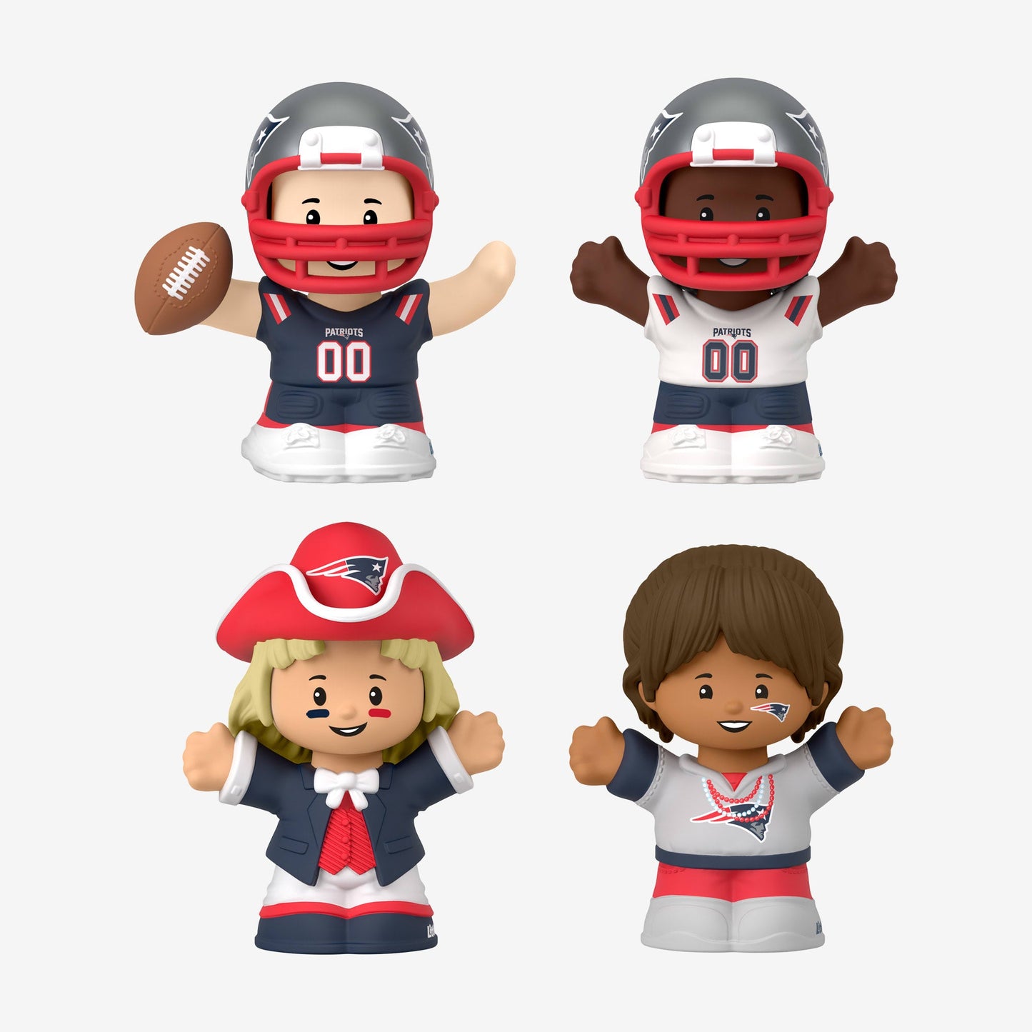 Little People Collector x NFL New England Patriots Set - Bộ Mô Hình Đồ Chơi Sưu Tầm NFL Mattel HND12 Mattel - ảnh 1 - Collect