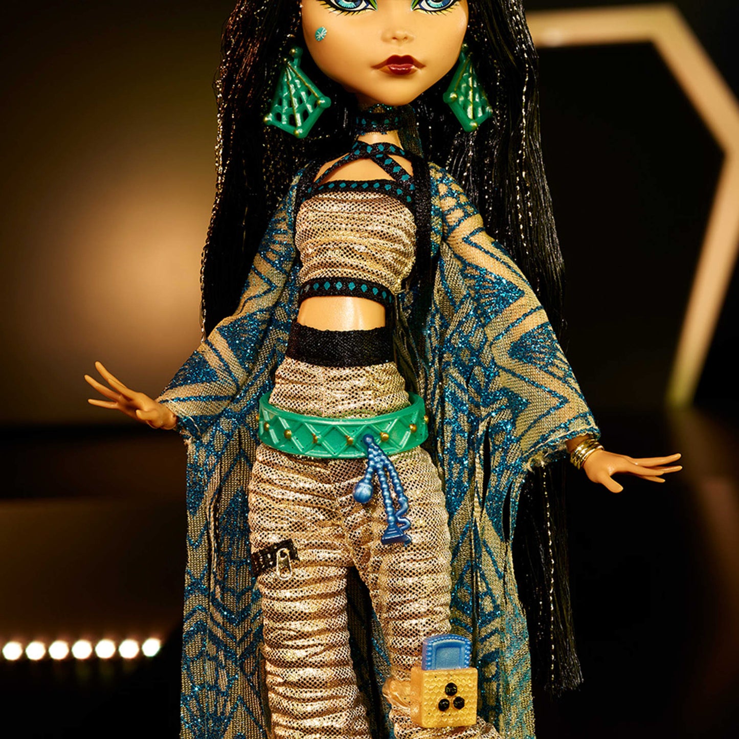 Monster High Haunt Couture Cleo de Nile Doll - Búp Bê Sưu Tầm Cao Cấp - Mattel - Hình ảnh bổ sung 5