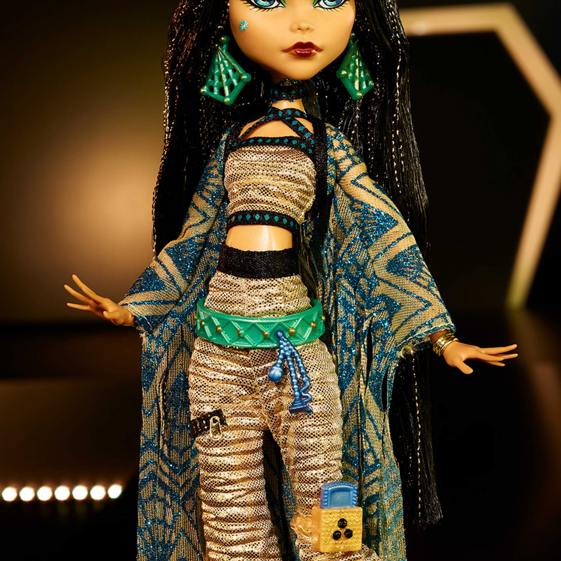 Monster High Haunt Couture Cleo de Nile Doll - Búp Bê Sưu Tầm Cao Cấp - Mattel - Hình ảnh bổ sung 5