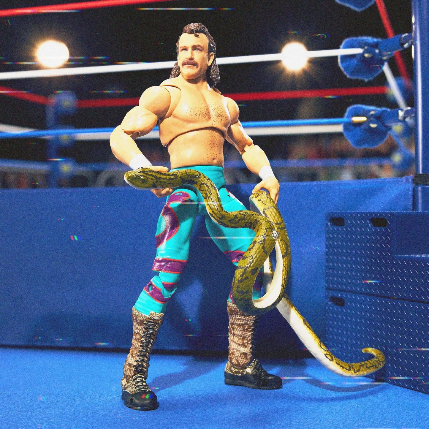 WWE Action Figure Ultimate Edition Coliseum Collection Jake “The Snake” Roberts & “Ravishing” Rick Rude 2-Pack - Bộ 2 Mô Hình Đồ Chơi Sưu Tầm Cao Cấp Mattel - Hình ảnh sản phẩm