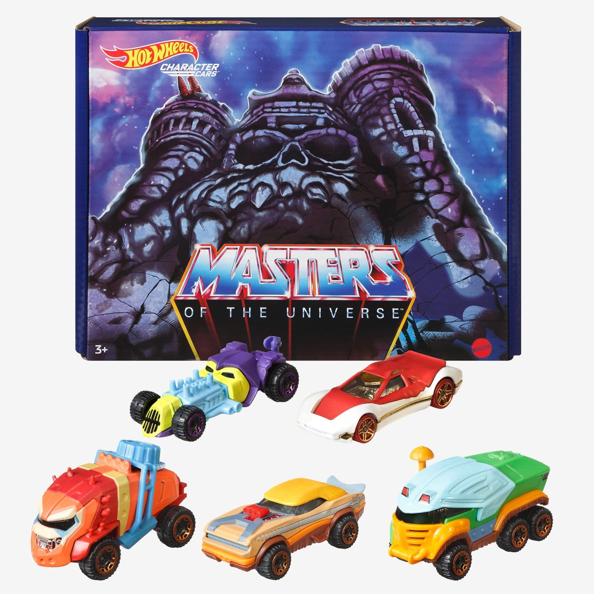 Hot Wheels Masters of the Universe Character Cars 5-Pack - Bộ 5 Xe Mô Hình Nhân Vật Sưu Tầm - Hot Wheels - Hình ảnh sản phẩm