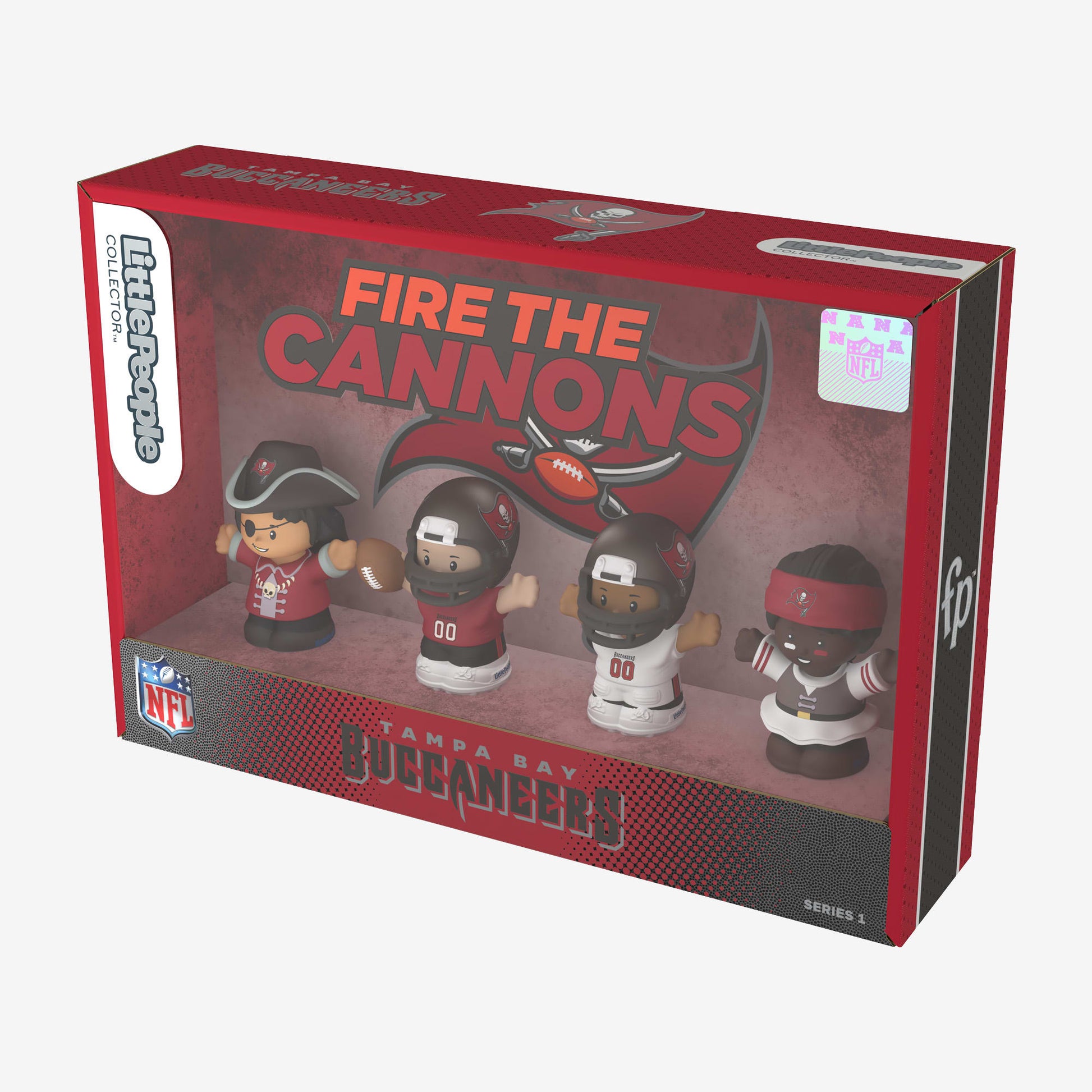 Little People Collector x NFL Tampa Bay Buccaneers Set - Bộ Nhân Vật Sưu Tầm NFL - Mattel Mattel - ảnh 2 - Figure