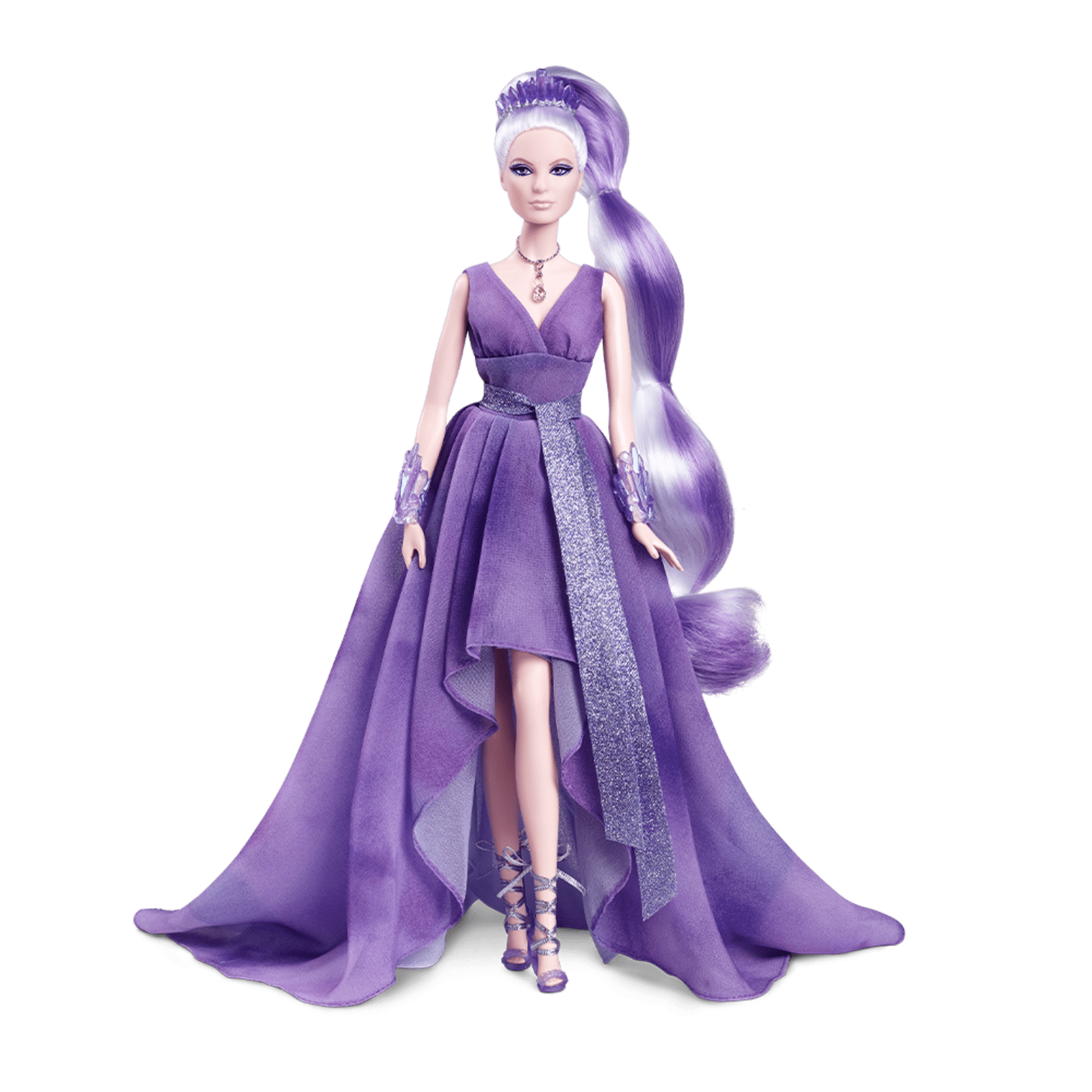 Barbie Crystal Fantasy Collection Doll - Búp Bê Sưu Tầm Thạch Anh Tím Barbie Signature - Hình ảnh sản phẩm
