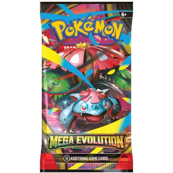 Thẻ bài Pokemon TCG ME01 Mega Evolution Booster Pack tiếng Anh