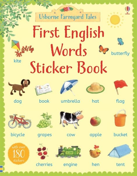 First English Words Sticker Book