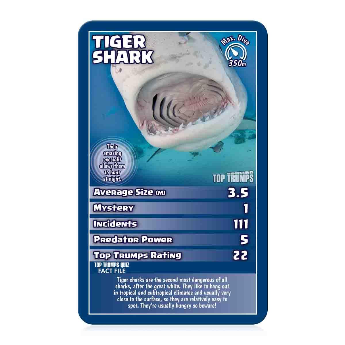 Sharks Top Trumps Card Game - Trò Chơi Thẻ Bài Cá Mập Giáo Dục - Winning Moves - Hình ảnh bổ sung 4