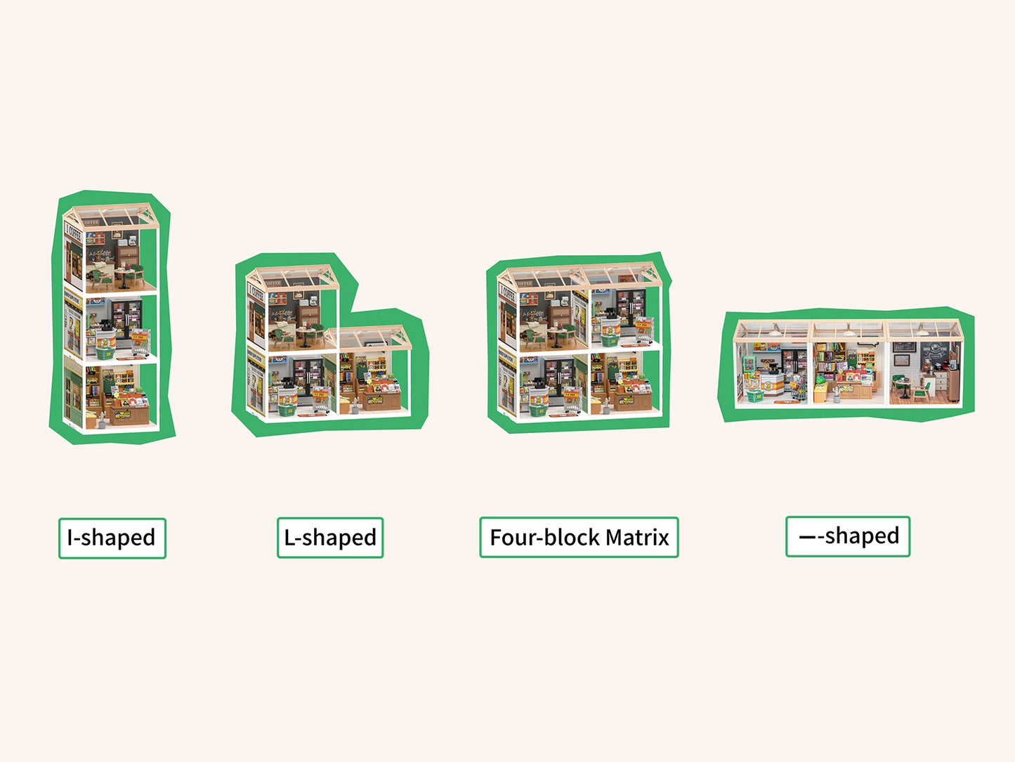 Rolife Super Creator - Super Store Series - Mô hình nhà gỗ tí hon DIY - Rolife