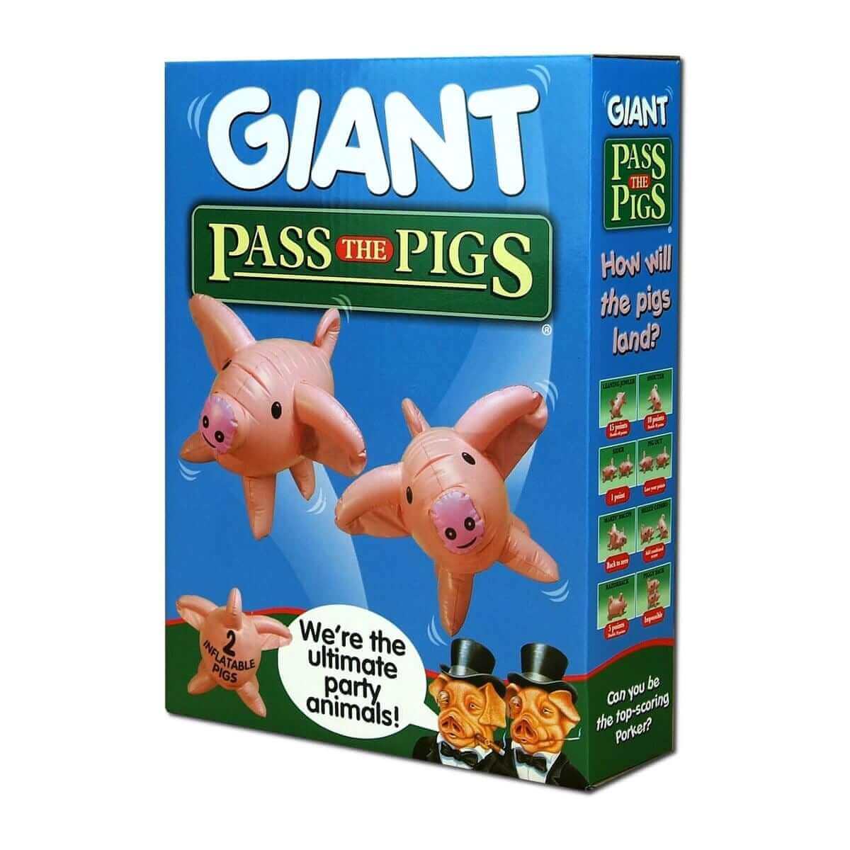 Giant Pass the Pigs Inflatable Dice Game - Trò chơi xúc xắc bơm hơi - Winning Moves - Hình ảnh sản phẩm