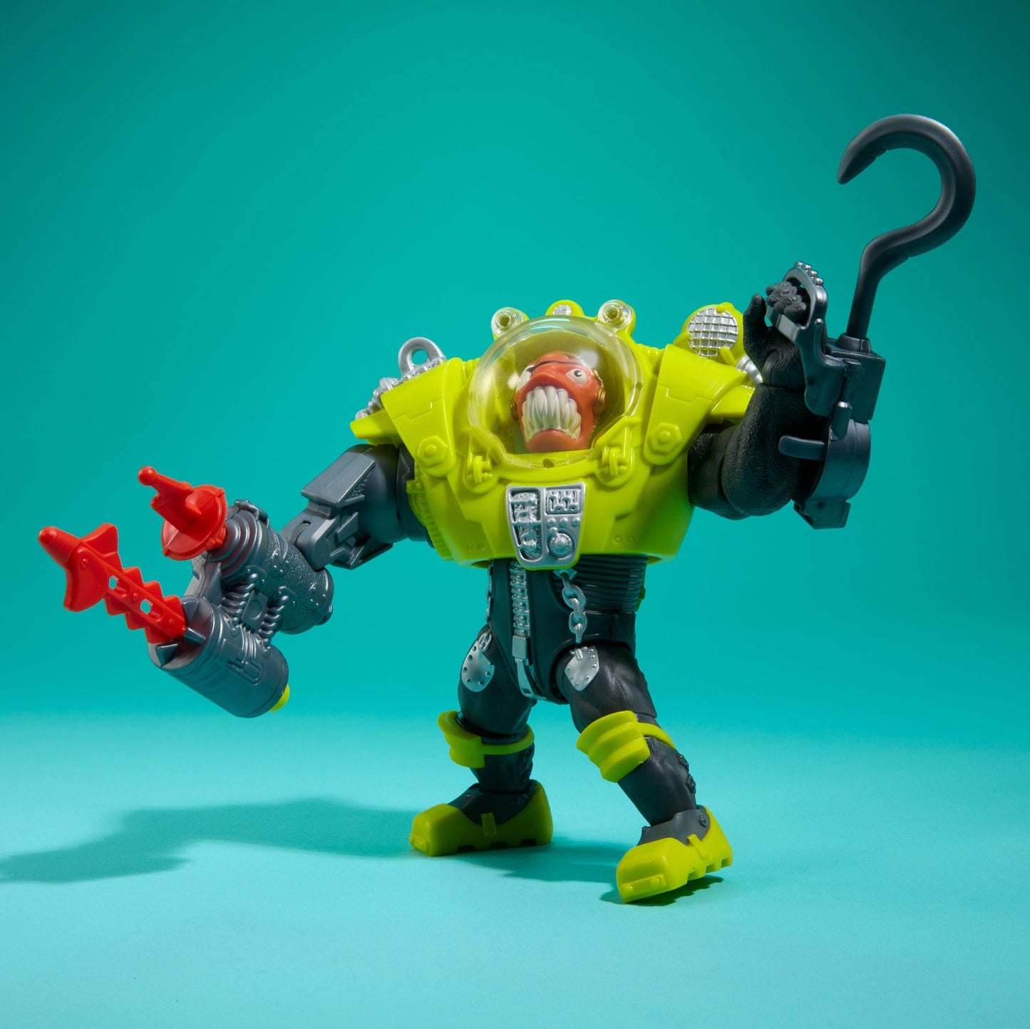 Street Sharks Dr. Piranoid Action Figure - Mô hình hành động kỷ niệm 30 năm Mattel HYD62 - Hình ảnh bổ sung 6