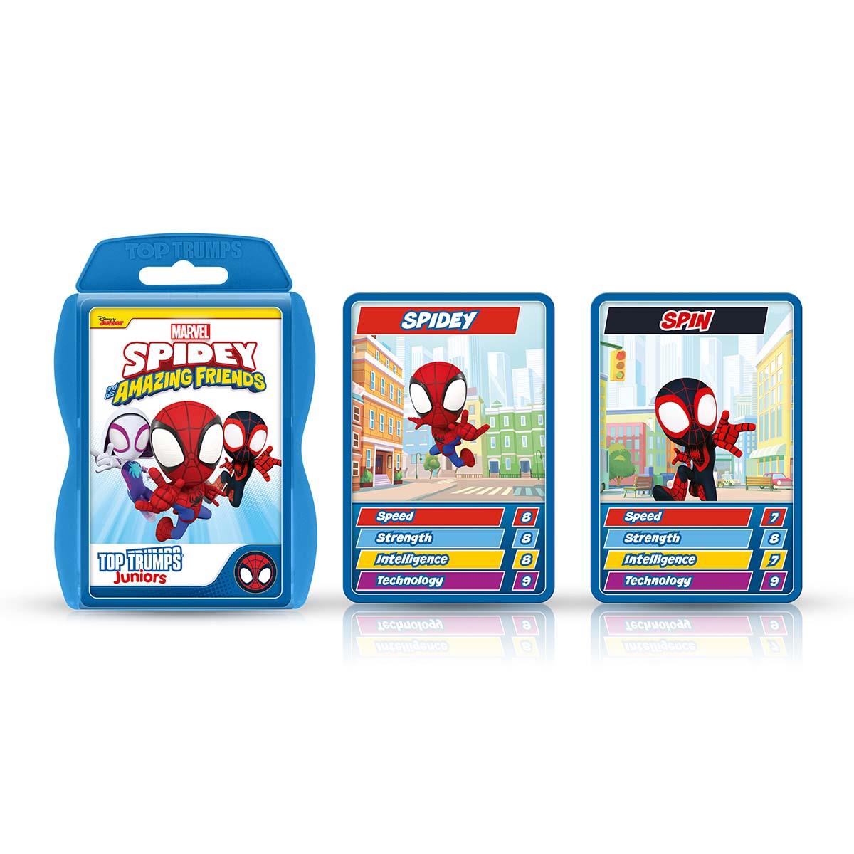Spidey and His Amazing Friends Top Trumps Junior Card Game - Trò chơi thẻ bài trẻ em Winning Moves - Hình ảnh bổ sung 6