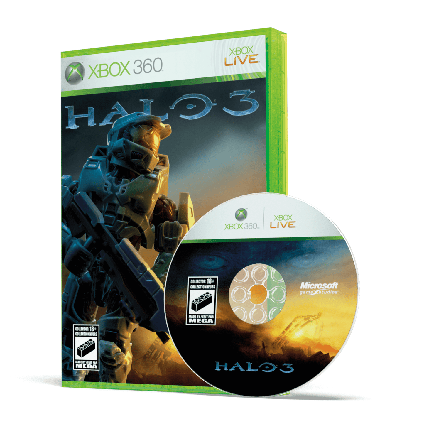 MEGA Microsoft Xbox 360 Replica Building Toy Kit - Bộ Đồ Chơi Lắp Ráp Mô Hình Sưu Tầm - MEGA