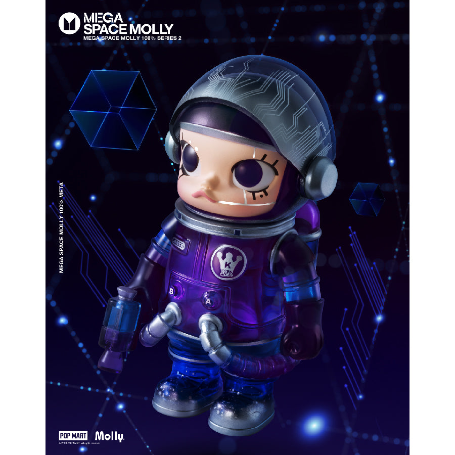 MEGA SPACE MOLLY 100% Series 2-B - Mô hình Blind Box Art Toy - POP MART