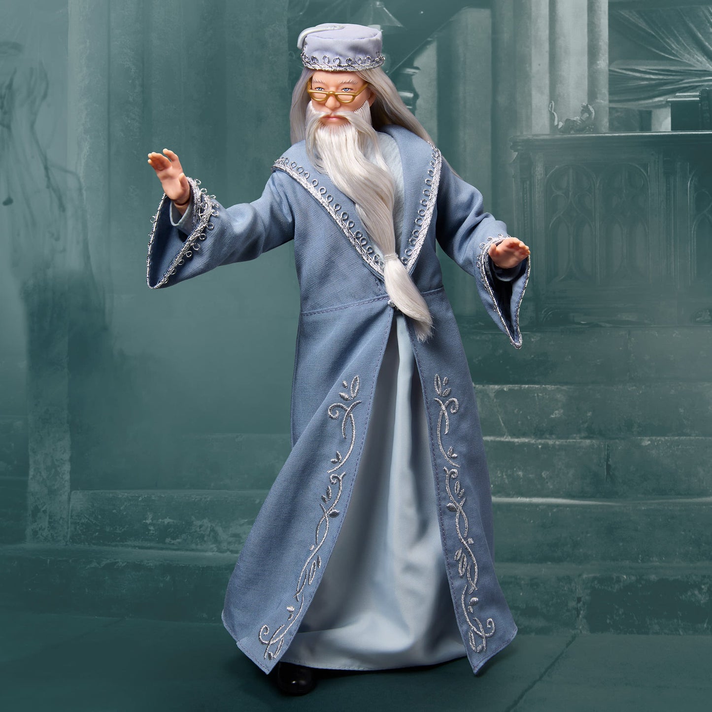 Harry Potter Design Collection – Albus Dumbledore Doll - Búp bê Sưu tầm Cao cấp - Mattel Creations HND83 - Hình ảnh chi tiết 2