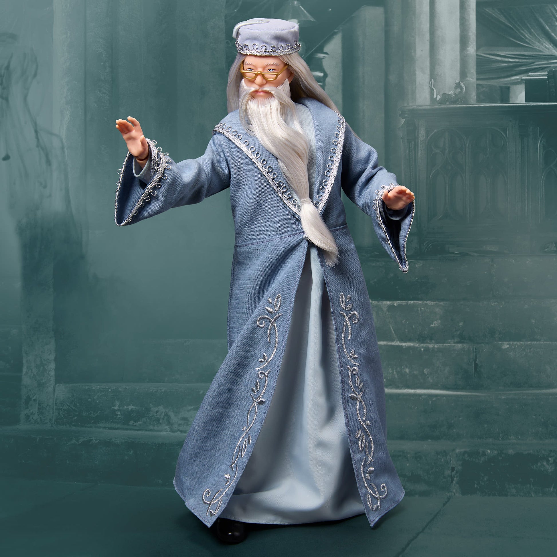 Harry Potter Design Collection – Albus Dumbledore Doll - Búp bê Sưu tầm Cao cấp - Mattel Creations HND83 - Hình ảnh chi tiết 2