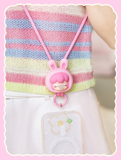 Rolife Baby Nanci Fluffy Party Phone Chain - Dây đeo điện thoại bông xù Blind Box - Rolife PZC05