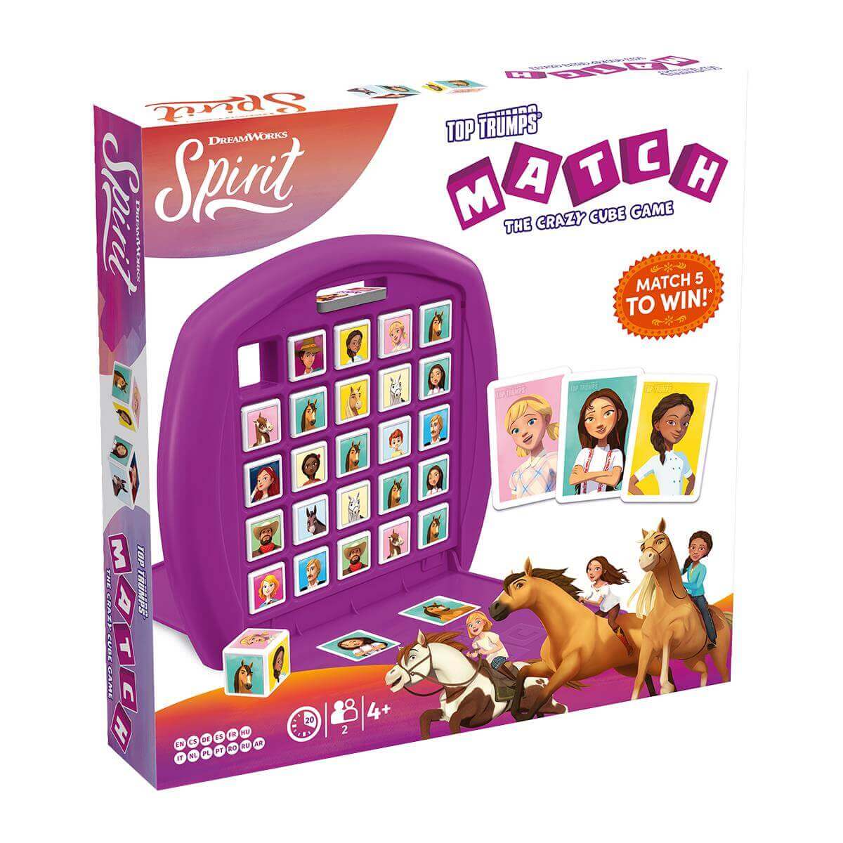 Spirit Top Trumps Match - The Crazy Cube Game - Trò chơi xếp hình khối lập phương - Winning Moves - Hình ảnh sản phẩm